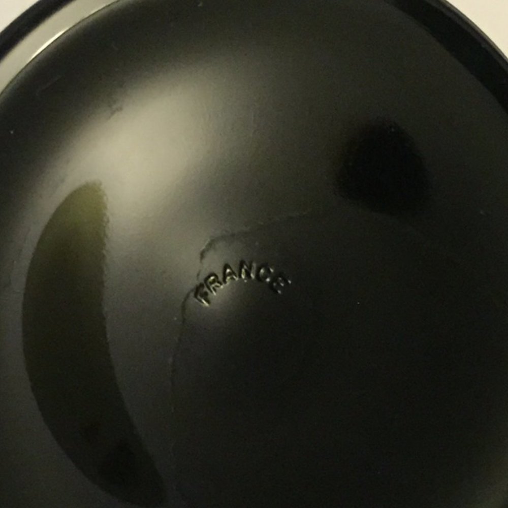 Vintage Luminarc Onyx Black Stem Wine Glasses - Picture 6 of 9